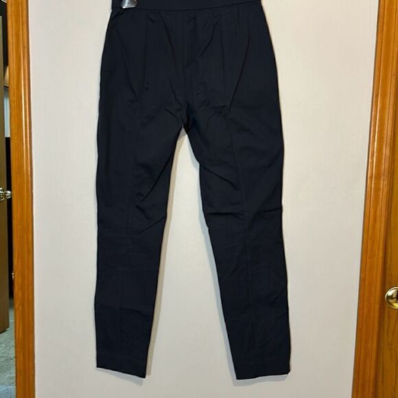 EVERLANE side zip elastic waist trousers navy blue size 6 BIN A - Picture 5 of 7